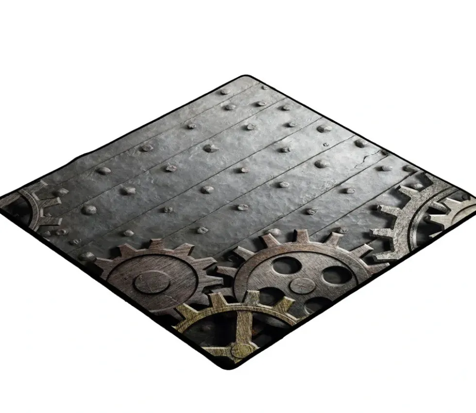 Tapis de jeux 40 x 40 cm motif engrenage