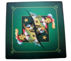 Tapis jeu Tarot 60 x 60 cm Excuse vert