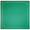 Tapis jeu 60 x 60 cm vert motif mini atouts Nord-Sud Tarot