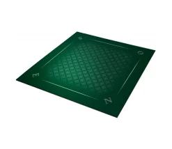 Tapis jeu 60 x 60 cm vert tramé Tarot