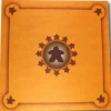 Tapis Meeple jaune orange Multijeux 60x60 cm