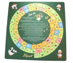 Tapis souple jeu de l'oie 60 x 60 cm sans pions