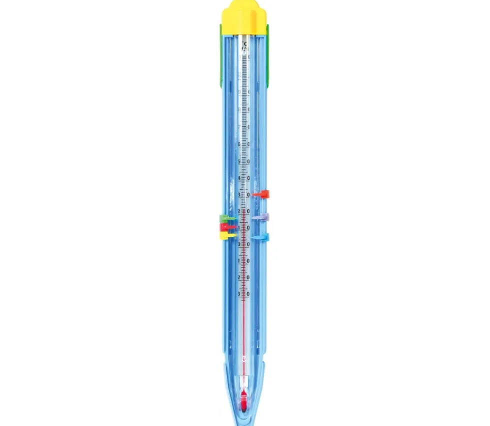 Thermomètre éducatif avec pointeurs colorés -30° à +100°C