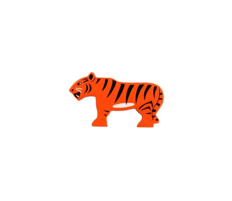 Tigre en bois 50 x 75 x 15 mm