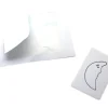 21 étiquettes autocollantes 63.5x 38.1 mm rectangles pour mini cartes à jouer