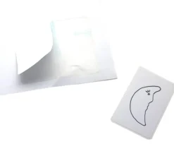 21 étiquettes autocollantes 63.5x 38.1 mm rectangles pour mini cartes à jouer