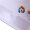 10 étiquettes autocollantes 80x50 mm rectangles coins arrondis pour cartes à jouer