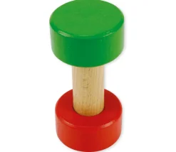 Totem bicolore en bois 10 cm - Feu de signalisation