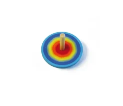 Toupie bois Multicolore 6 cm de diamètre