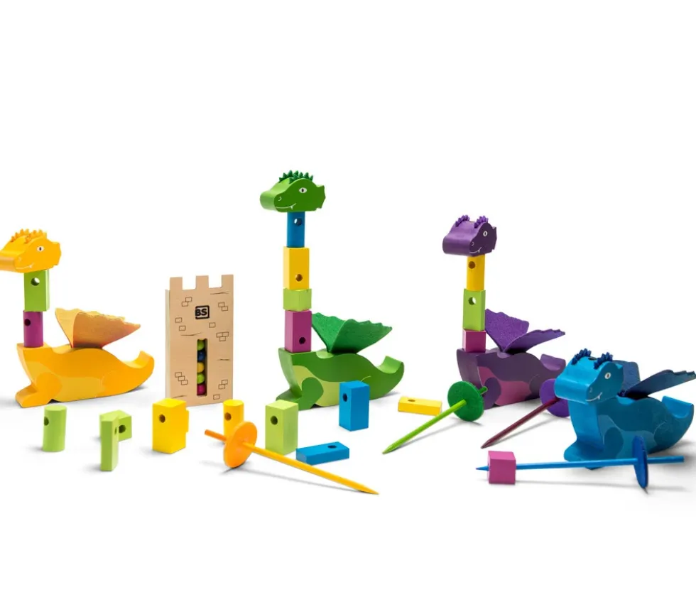 Tours des dragons - Jeu en bois adresse