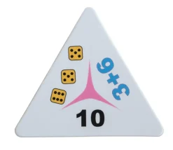 Tri-dominos de 1 à 20 addition soustraction chiffres et points.