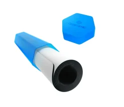 Tube plastique de rangement bleu 38 cm
