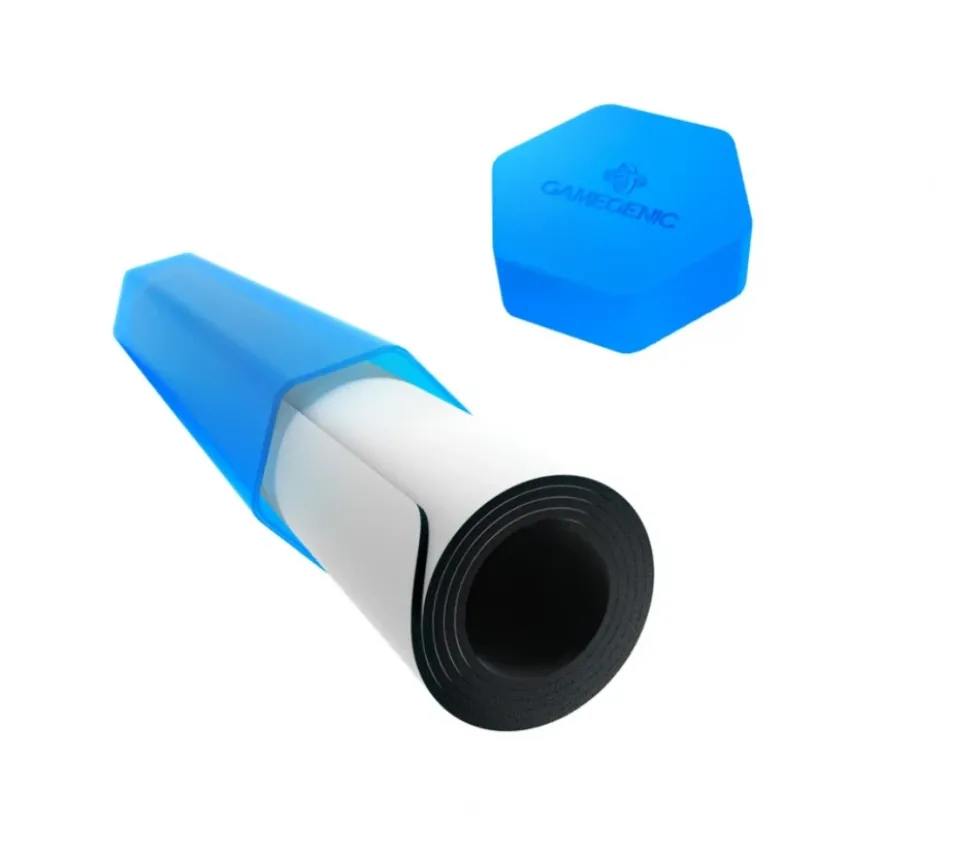 Tube plastique de rangement bleu 38 cm