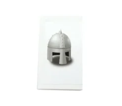 Tuile carton Casque jeton 24 x 40 mm