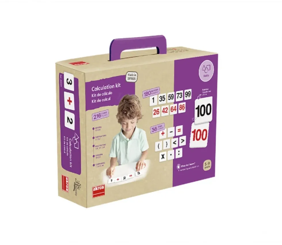 216 tuiles chiffres et signes mathématiques
