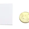 10 Tuiles jetons épais rectangles blancs 20x40 mm vierge à personnaliser
