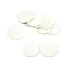 15 Tuiles octogones 50 mm blancs neutres à personnaliser