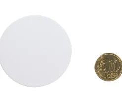 15 Tuiles rondes blancs 50 mm jetons ronds épais à personnaliser