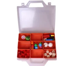 Valisette A5 avec 9 bacs amovibles en plastique