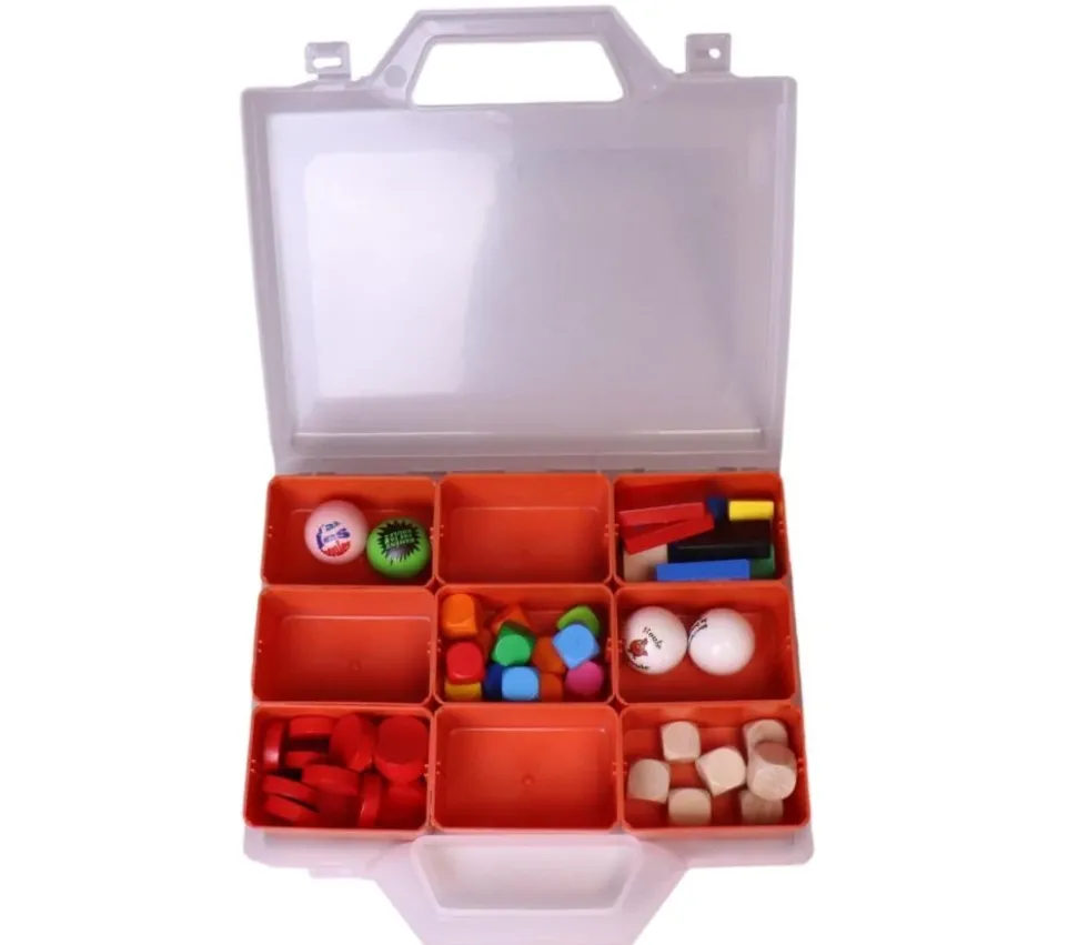 Valisette A5 avec 9 bacs amovibles en plastique