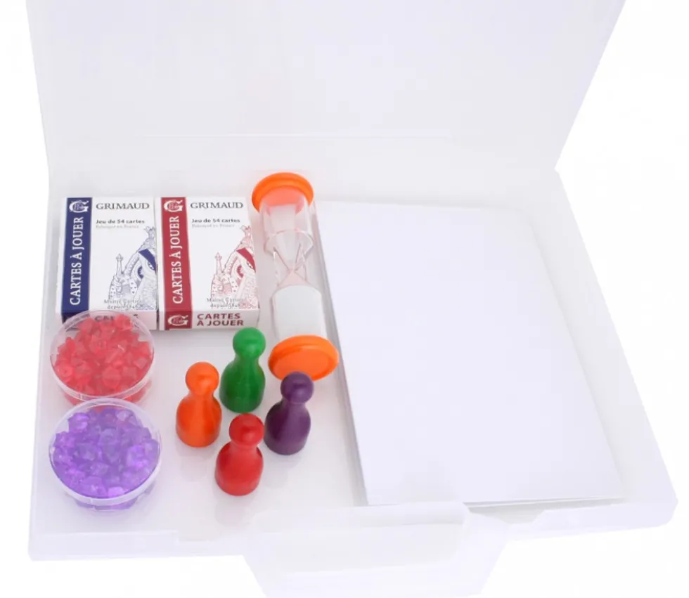 Valisette A4 vide de 31.5 x 24 x H 6 cm pour jeu