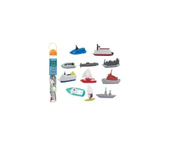 11 véhicules bateaux figurines de jeux 