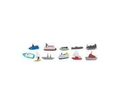 11 véhicules bateaux figurines de jeux 