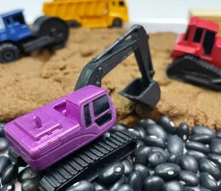 6 véhicules figurines de jeux "sur le chantier"