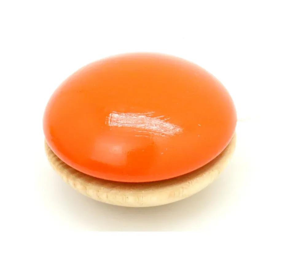 Yoyo en bois Bicolore à l'unité 5,6 cm