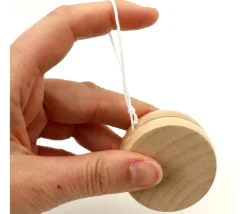 Yoyo en bois naturel à l'unité