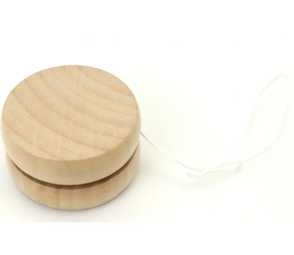 Yoyo en bois naturel à l'unité