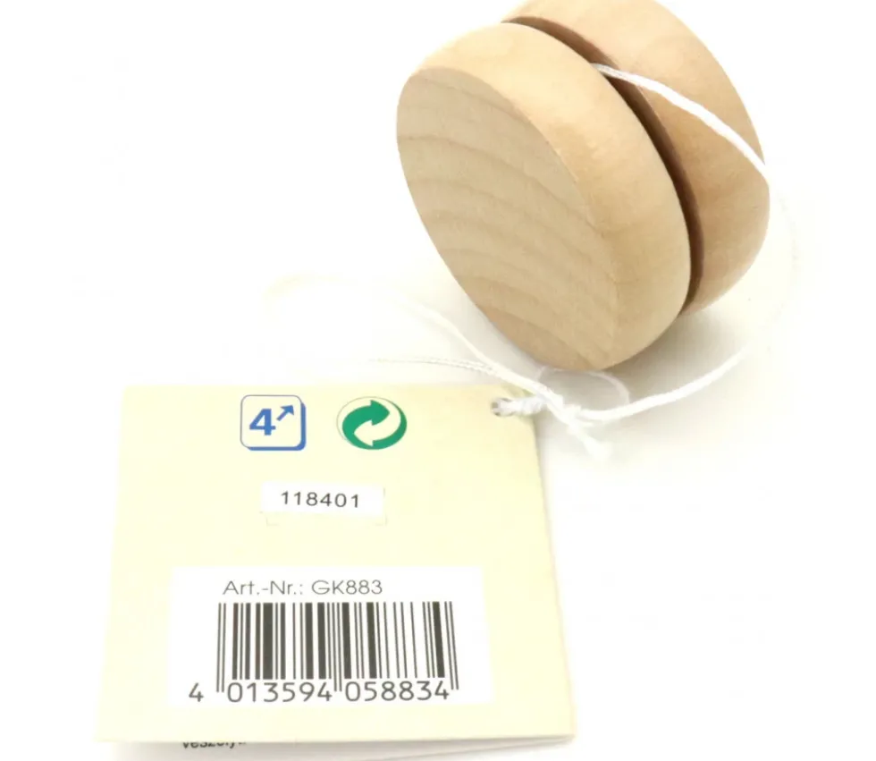 Yoyo en bois naturel à l'unité