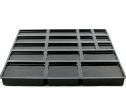 Zacabox - 18 compartiments modulaires avec couvercle - Sabot de rangement pour boite de jeu